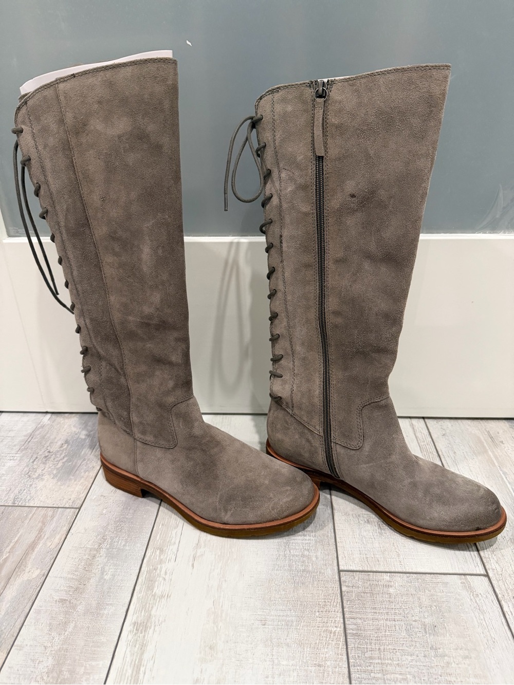 Women's Suede Leather Lace-Up Sharnell II Boots
